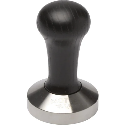 Afbeelding van Motta 8130/B Tamper 54mm RVS / zwart houten handvat