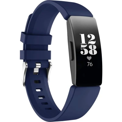 Afbeelding van iMoshion bandje Geschikt voor Fitbit Inspire Siliconen Donkerblauw