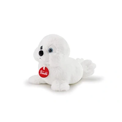 Afbeelding van Trudi Puppy Zeehond (S TUDO1000) Pluche knuffel Ca. 16 cm (Maat S) Geschikt voor jongens en meisjes Wit