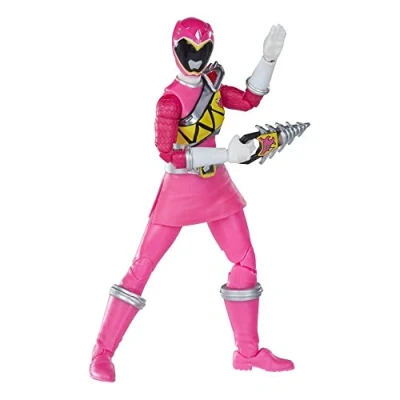 Afbeelding van Hasbro Power Rangers Actiefiguur Pink Ranger 15 cm Dino Charge Lightning Collection 2022 Multicolours