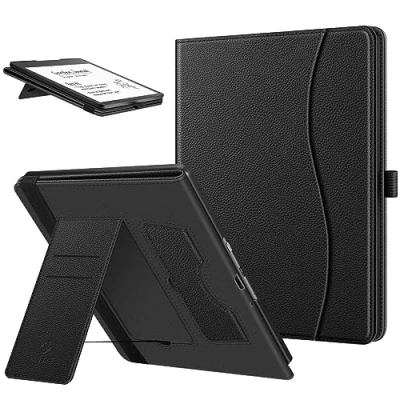 Afbeelding van Fintie Kindle Scribe 10,2 inch 2022 beschermhoes met kaartenvak en automatische slaapfunctie voor (de eerste schrijffunctie) zwart