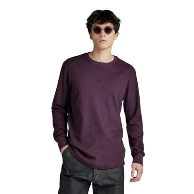Image de G STAR T shirt Lash pour homme, Pourpre (Lt Maze D16397 d289 8880), S