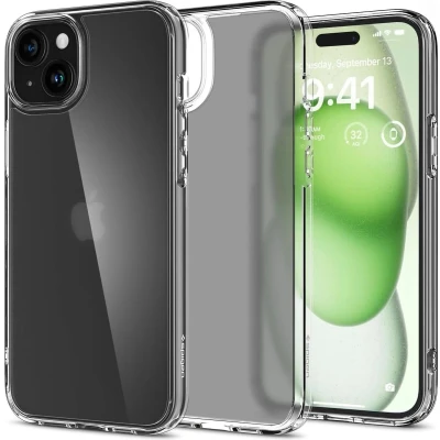Afbeelding van Spigen Ultra Hybrid hoesje voor iPhone 15 Plus Transparant