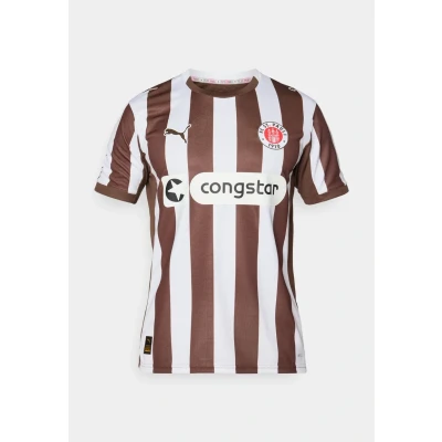 Afbeelding van FC St. Pauli 25/26 thuisshirt voor Heren, Wit/Bruin, Maat XS PUMA