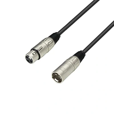 Afbeelding van Adam Hall K3MMF1000 XLR Verbindingskabel [1x bus 1x stekker] 10.00 m Zwart