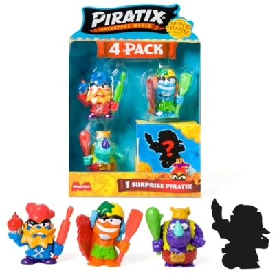 Afbeelding van Piratix Golden Treasure Series Lot de 4 accessoires comprenant (1 surprise) et