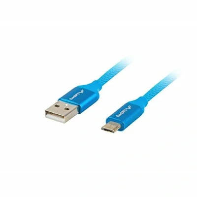 Afbeelding van Kabel Micro USB Lanberg CA USBM 20CU 0010 BL 1 m