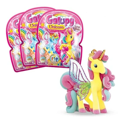 Afbeelding van CRAZE GALUPY 27738 Prachtige eenhoorn speelgoedset, 3 eenhoorn, inclusief cadeaus voor meisjes en jongens, 18 verschillende eenhoornfiguren om te verzamelen