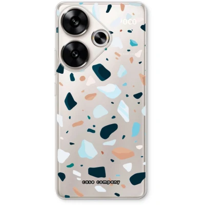 Afbeelding van Case Company® hoesje geschikt voor Xiaomi Poco F6 Terrazzo N13 Soft Cover Telefoonhoesje Bescherming aan alle Kanten en Schermrand