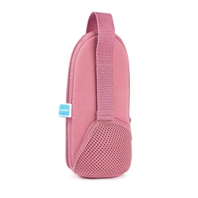 Afbeelding van MAM Thermal Bag met isolerende laag, flessentas houdt vloeistoffen urenlang warm of koud, geschikt als warmhoudtas koeltasje voor alle gangbare babyflesjes, roze