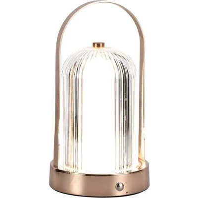 Afbeelding van V TAC VT 1057 AB Antieke Oplaadbare tafellamp Brons IP20 1W 55 Lumen 3IN1