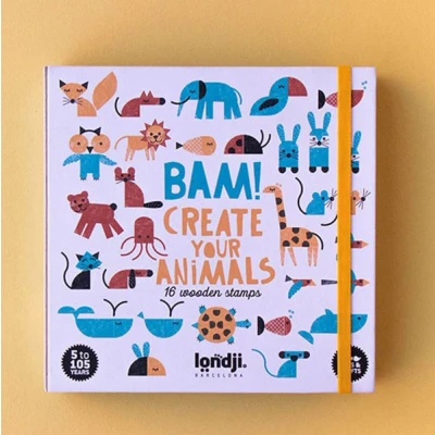 Afbeelding van Londji BAM! Animals Creatieve Stempelset