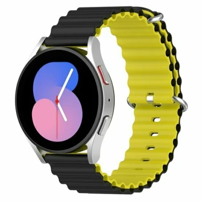 Afbeelding van Garmin Forerunner 255 Ocean Style bandje Zwart / geel