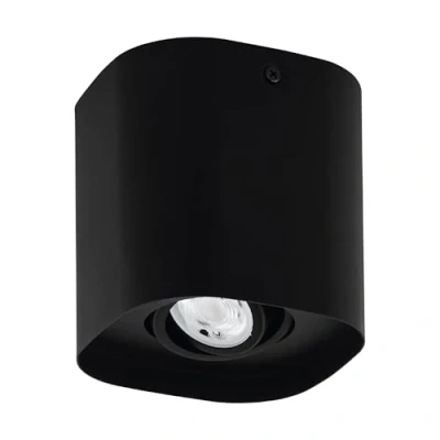 Afbeelding van EGLO connect.z Caminales Z Smart Plafondlamp GU10 12,5 cm Zwart Instelbaar RGB &amp; wit licht Dimbaar Zigbee