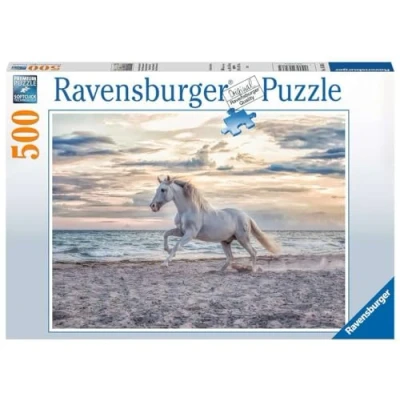 Afbeelding van Ravensburger Paard op het Strand Legpuzzel 500st.
