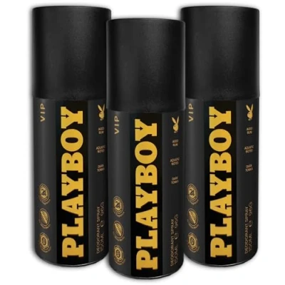 Afbeelding van Playboy Men VIP Deodorantspray, 3 x 150 ml, stuks