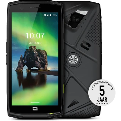 Afbeelding van Crosscall Action X5 Zwart met Youfone abonnement onbeperkt bellen + 30000 MB 4G+