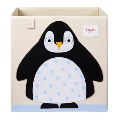Afbeelding van 3 Sprouts Opbergdoos Pinguin