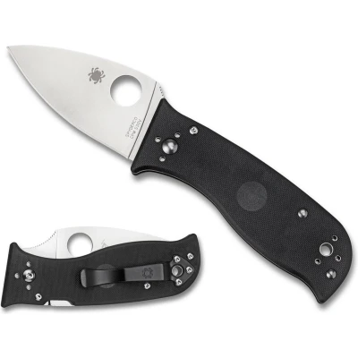 Afbeelding van Spyderco Zakmes Lil Temperance Black CPM S30V PE