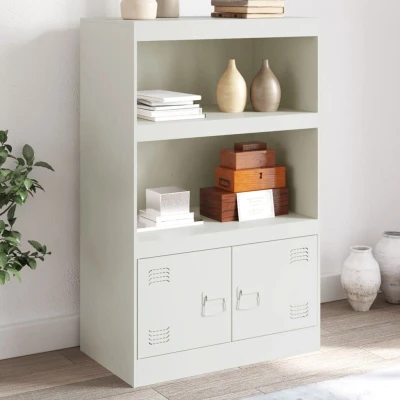 Afbeelding van Dressoir 67x39x107 cm staal wit