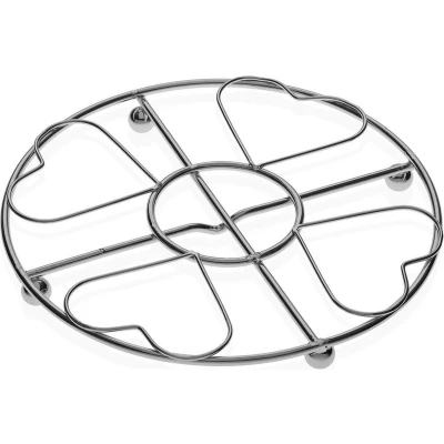 Afbeelding van Versa Placemat Iron Hartjes Staal