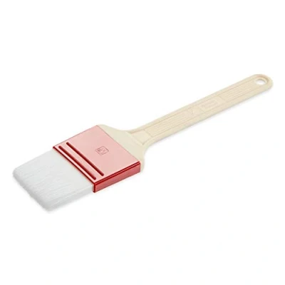Afbeelding van thermohauser Witte borstel van polyester, borstelbreedte 5 cm, poollengte ca. 4 cm