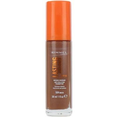 Afbeelding van Rimmel Lasting Radiance Foundation 504 Mocha