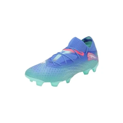 Afbeelding van Puma Future 7 Ultimate FG/AG Voetbalschoenen met kunststof noppen, Heren, Maat: 45, Bluemazing/white/electric peppermint Textiel/ synthetisch