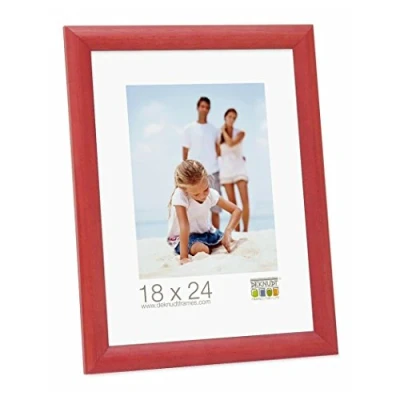 Afbeelding van Deknudt Frames fotolijst S40CL4 rood voor foto: 40x60 cm