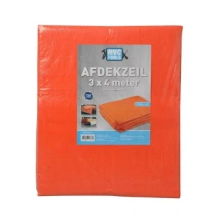 Afbeelding van Afdekzeil Gardalux 3 x 4 m (150 gr/ m², Oranje, Waterdicht)