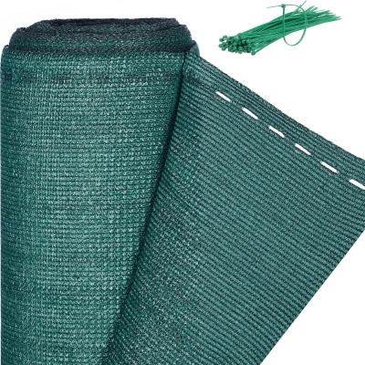 Afbeelding van Relaxdays zichtbreeknet groen 200 cm zichtdoek tuinhekbekleding privacydoek 2,0 x 20 meter