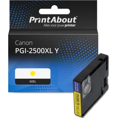Afbeelding van Huismerk Canon PGI 2500XL Y Inktcartridge Geel Hoge capaciteit