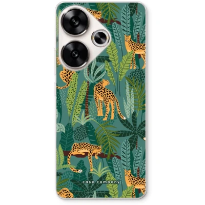 Afbeelding van Case Company® hoesje geschikt voor Xiaomi Poco F6 Luipaard 2 Soft Cover Telefoonhoesje Bescherming aan alle Kanten en Schermrand