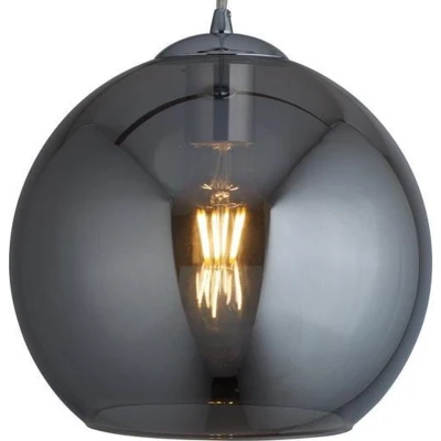 Afbeelding van Searchlight Balls rookglas Hanglamp 1 Lichts Smoke Glasbol 32cm