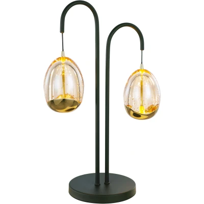 Afbeelding van Highlight Tafellamp Golden Egg Zwart/Goud Goud 45,00cm x 16,00cm