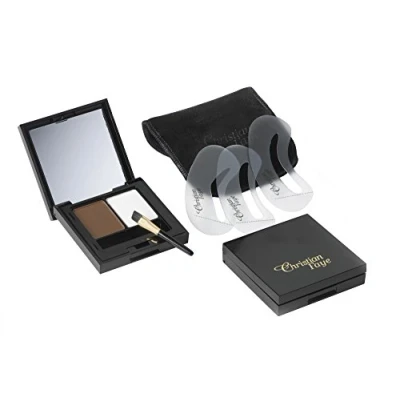Afbeelding van Christian Faye Wenkbrauwpoeder Duo Highlighter dark 3gr Haibu by Kapperskorting.com
