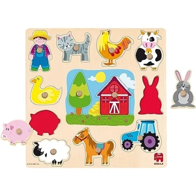 Image de Goula Puzzle Silouhettes Ferme