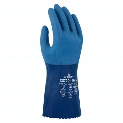 Afbeelding van SHOWA CS720 handschoenen blauw paar 8/M