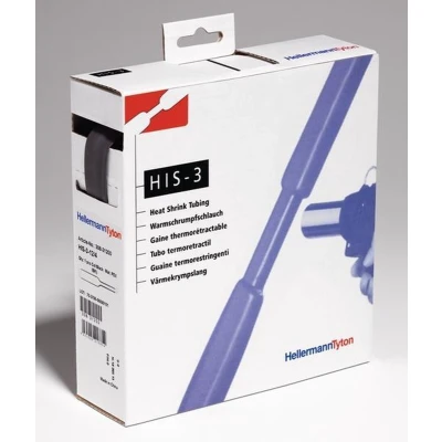 Afbeelding van HellermannTyton 308 31800 Krimpkous zonder lijm Zwart 18 mm 6 Krimpverhouding:3:1 4 m