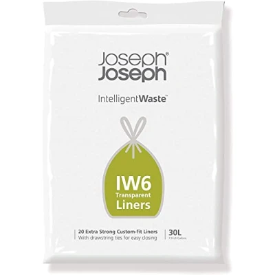 Afbeelding van Afvalzak, IW6, Transparant, 30 L, 20 Stuks Joseph Intelligent Waste
