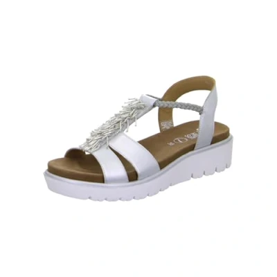 Afbeelding van ara Bilbao Sandalen met plateauzool, Dames, Maat: 38, Grau Leer