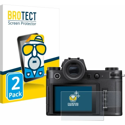 Afbeelding van BROTECT Screenprotector voor Leica SL3 (Display + Schouderdisplay) Folie Beschermfolie matte (2 Stuks)