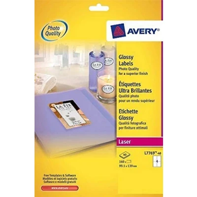 Image de Avery étiquettes photo 40 unités