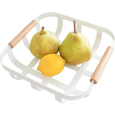 Afbeelding van Yamazaki Kitchen basket S Tosca white