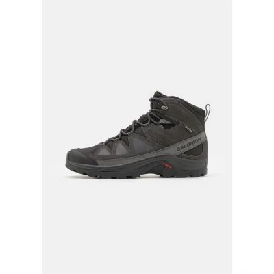 Afbeelding van Salomon Quest ROVE GTX Outdoorschoenen, Heren, Maat: 43 1/3, Black/phantom/magnet Leer en textiel