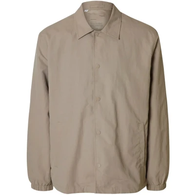 Afbeelding van Selected Homme Slharchive Coach Lichte jas, Heren, Maat: Small, Greige