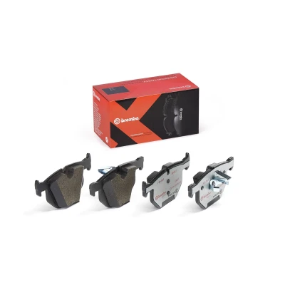 Afbeelding van BREMBO P 06 056X Remblokkenset Geschikt voor slijtage waarschuwingscontact Met plunjerclip Zonder toebehoren BMW: X5, X6