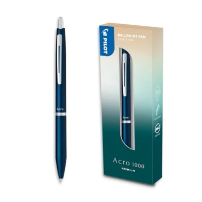 Afbeelding van Pilot balpen Acro 1000, medium punt, in giftbox, blauw