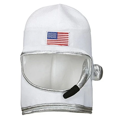 Afbeelding van WIDMANN MILANO PARTY FASHION Astronautenhelm voor volwassenen, blauw, stoffen hoed, nasa, ruimte, astronaut, ruimtepiloot, wit, Taglia Unica, Wit.