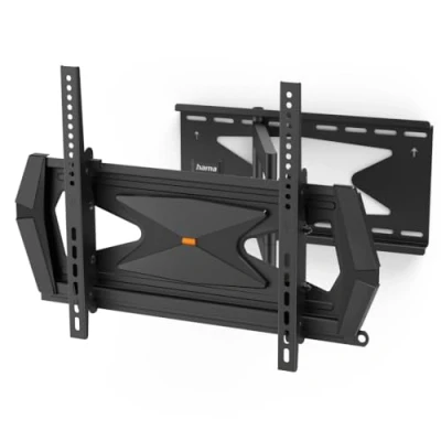 Afbeelding van Hama TV muurbeugel, draaibaar, kantelbaar, anti diefstal, 165 cm (65&quot;), 40 kg (Muur, 65&quot;, 40 kg), Zwart
